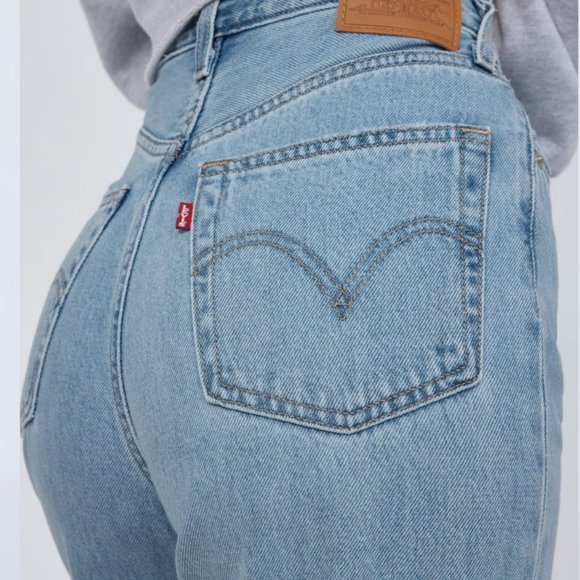 Levi's High Loose Women's Jeans - Pale Blue - Picture 3 of 8